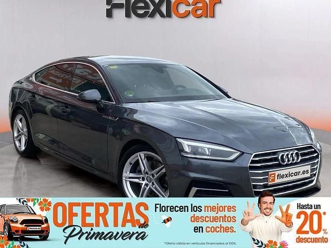 Usado Audi A5 Sportback 150 CV (110 kW) 2018 Gris Utilitario