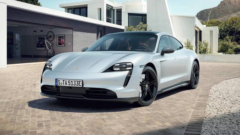 Plata dolomita metalizado Usado 2022 Porsche Taycan Berlina | 75.900 € - Imagen 1/4