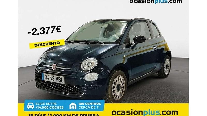 Azul Usado 2022 Fiat 500C Dolcevita Descapotable | 9470 € (Buen precio) - Imagen 1/4