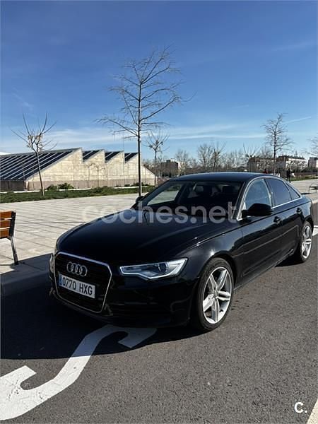 Usado Audi A6 177 CV (130 kW) 2014 Negro Berlina