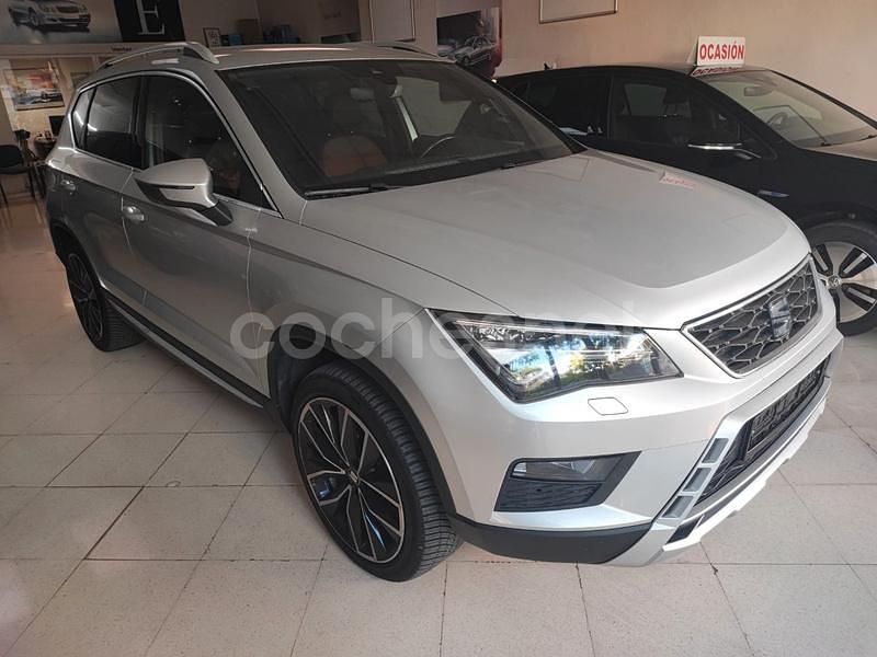 Usado Seat Ateca 4Drive 150 CV (110 kW) 2016 Gris / plata SUV