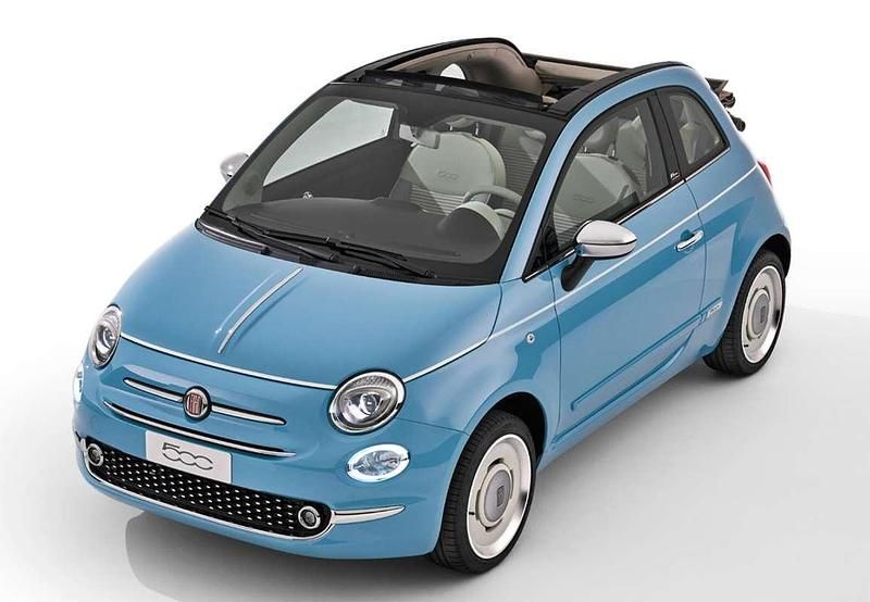 Gris Usado 2019 Fiat 500C Collezione Descapotable | 11.999 € (Precio justo) - Imagen 1/4