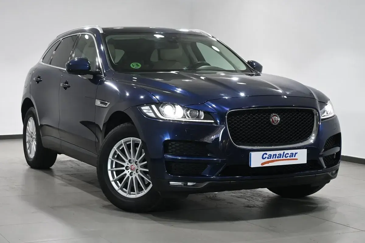 Usado Jaguar F-Pace Pure 240 CV (176 kW) 2017 Azul SUV