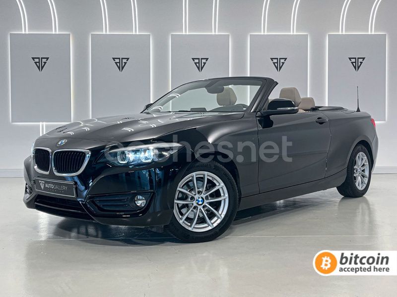 Negro Usado 2018 BMW 218 Descapotable | 20.900 € (Un poco caro) - Imagen 1/4