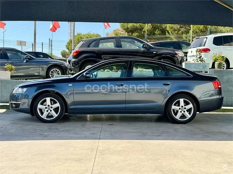 Usado Audi A6 180 CV (132 kW) 2007 Gris / plata Berlina
