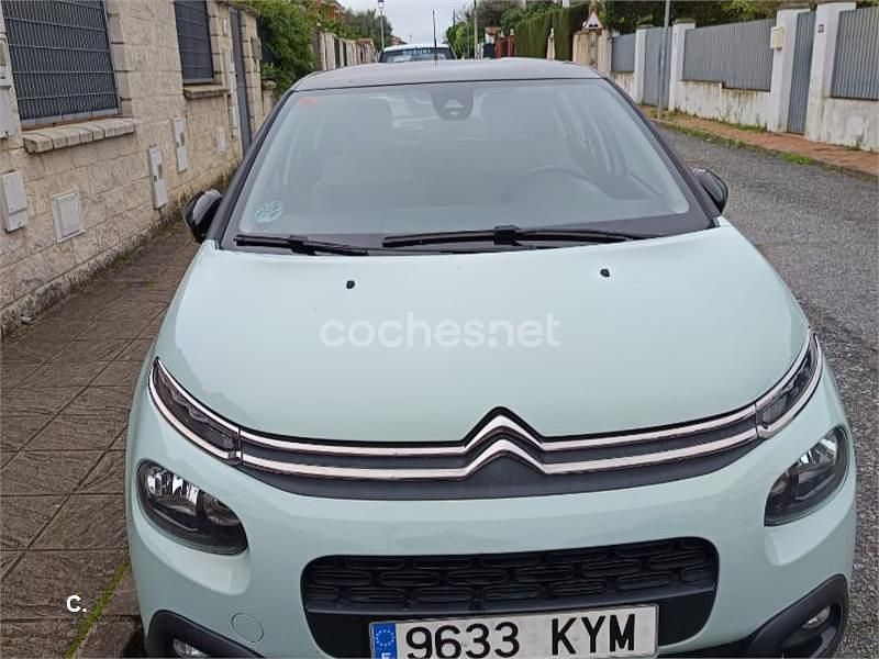 Usado Citroën C3 Feel 82 CV (60 kW) 2019 Verde Utilitario