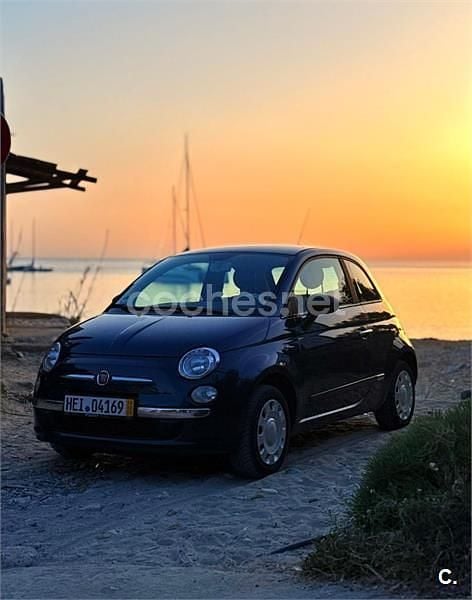 Usado Fiat 500 Lounge 69 CV (50 kW) 2010 Azul Berlina