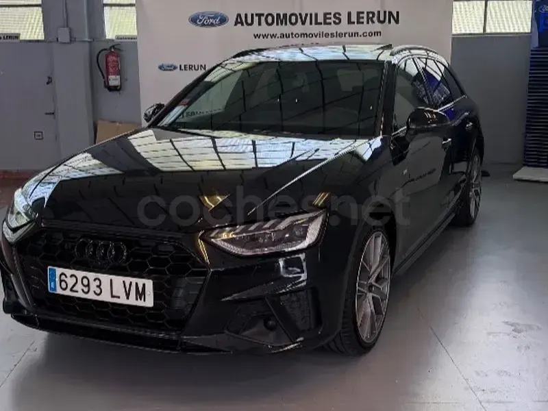 Usado Audi A4 S-Line 204 CV (150 kW) 2021 Negro Familiar