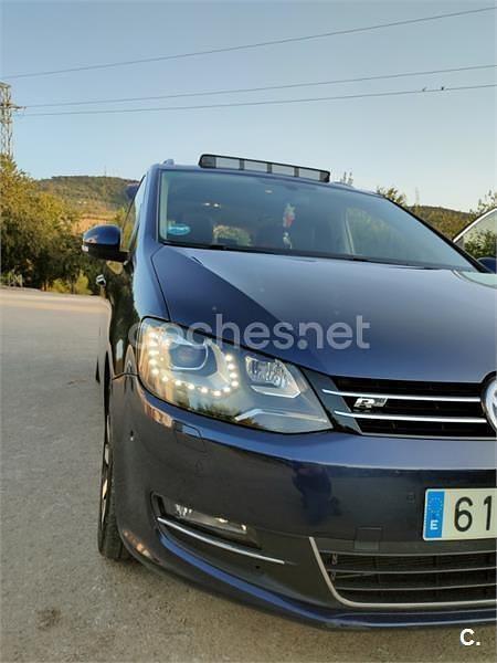 Azul Usado 2017 VW Sharan Sportline Monovolumen | 20.800 € (Precio justo) - Imagen 1/4