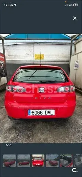Usado Seat Ibiza Reference 80 CV (58 kW) 2006 Rojo Utilitario