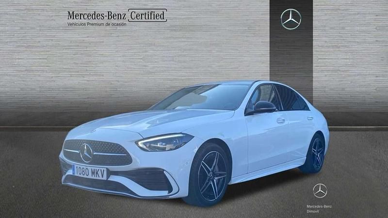 Blanco Usado 2023 Mercedes C220 AMG line Berlina | 40.900 € (Precio justo) - Imagen 1/4