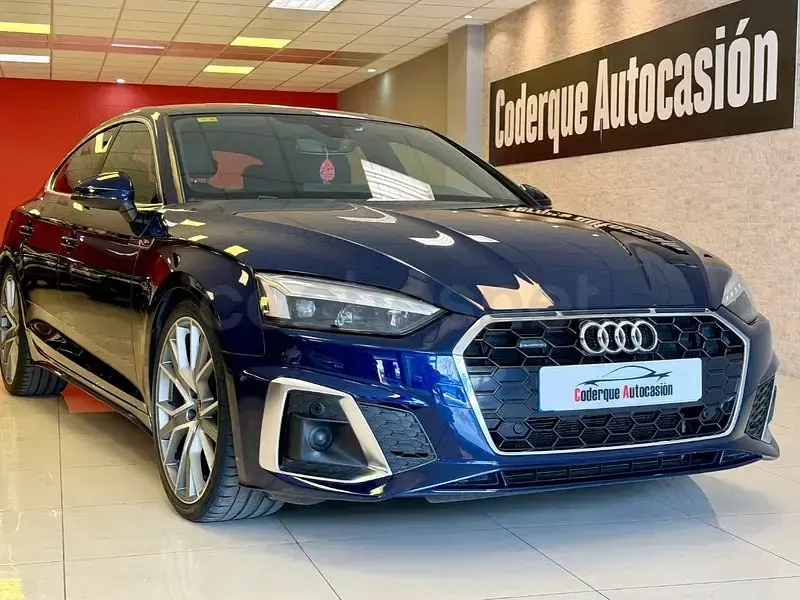 Usado Audi A5 Sportback S-Line 286 CV (210 kW) 2020 Azul Utilitario
