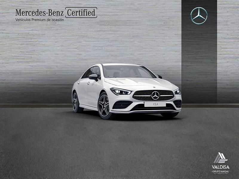 Usado Mercedes CLA220 AMG line 190 CV (139 kW) 2021 Blanco Berlina