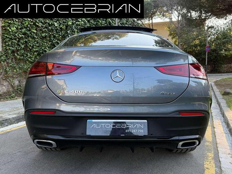 Usado Mercedes GLE400 330 CV (242 kW) 2020 Gris / plata Coupe
