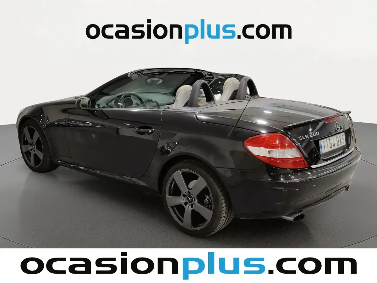 Usado Mercedes SLK200 163 CV (119 kW) 2006 Negro Descapotable