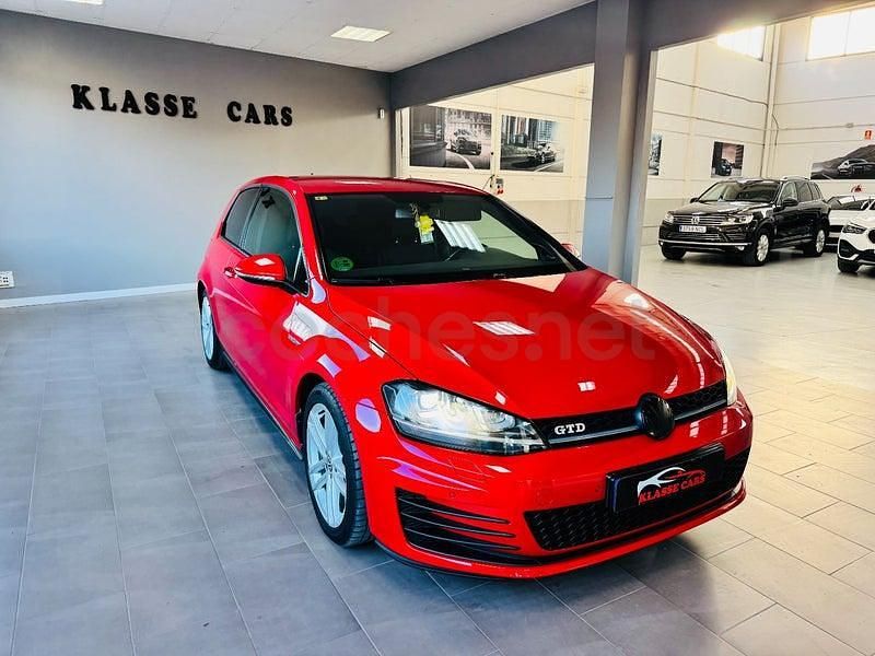 Usado VW Golf VII GTD 184 CV (135 kW) 2015 Rojo Berlina