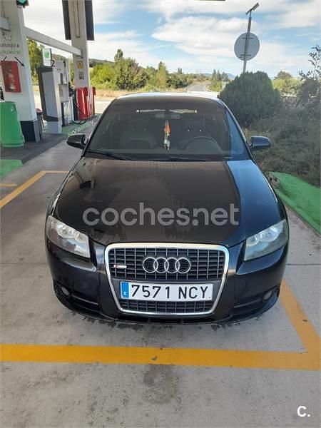 Negro Usado 2007 Audi A3 S-Line Berlina | 5500 € (Buen precio) - Imagen 1/4