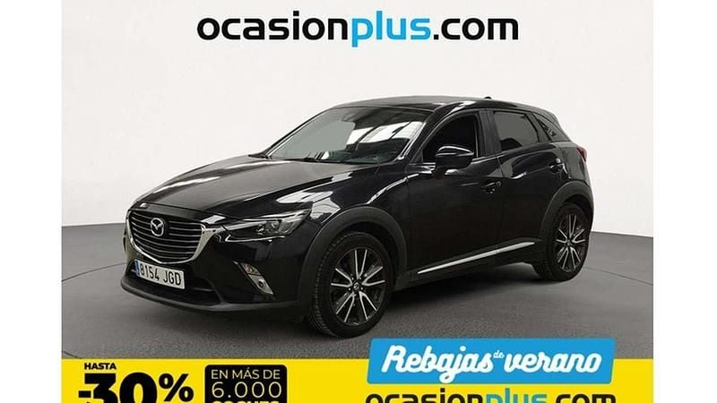 Negro Usado 2015 Mazda CX-3 Luxury SUV | 14.900 € (Precio justo) - Imagen 1/4
