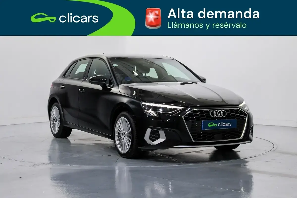 Usado Audi A3 Sportback Advanced 150 CV (110 kW) 2022 Negro Utilitario