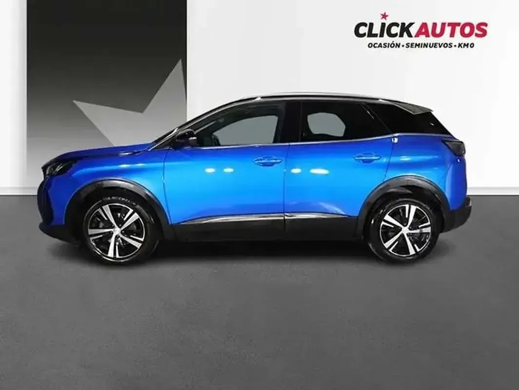 Usado Peugeot 3008 GT 131 CV (96 kW) 2021 Azul SUV