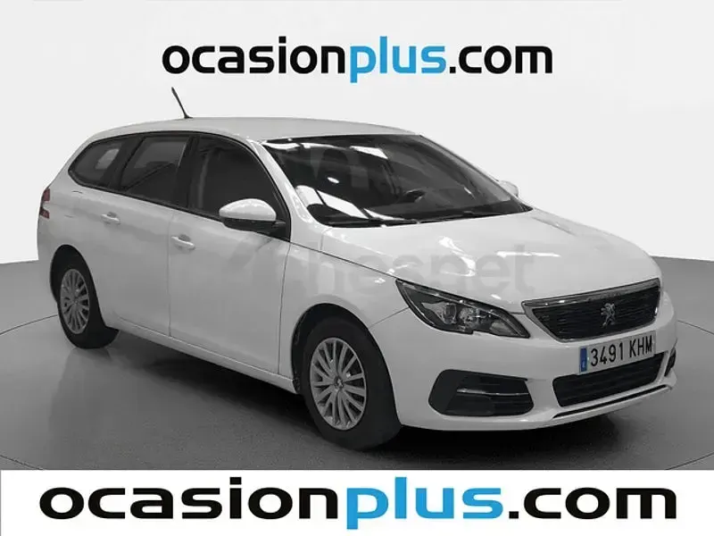 Usado Peugeot 308 SW Business-Line 100 CV (73 kW) 2018 Blanco Familiar