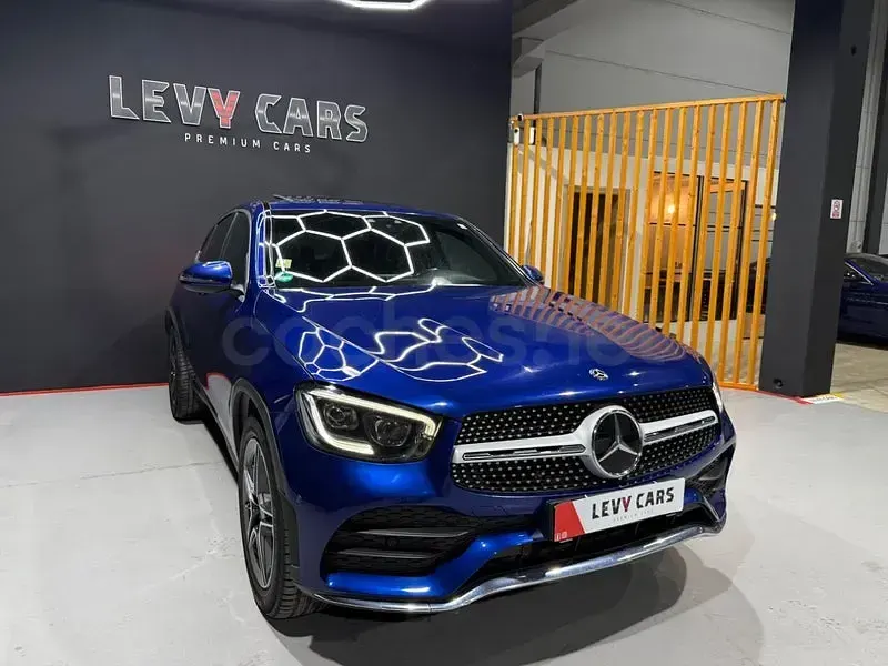 Usado Mercedes GLC300 245 CV (180 kW) 2020 Azul SUV