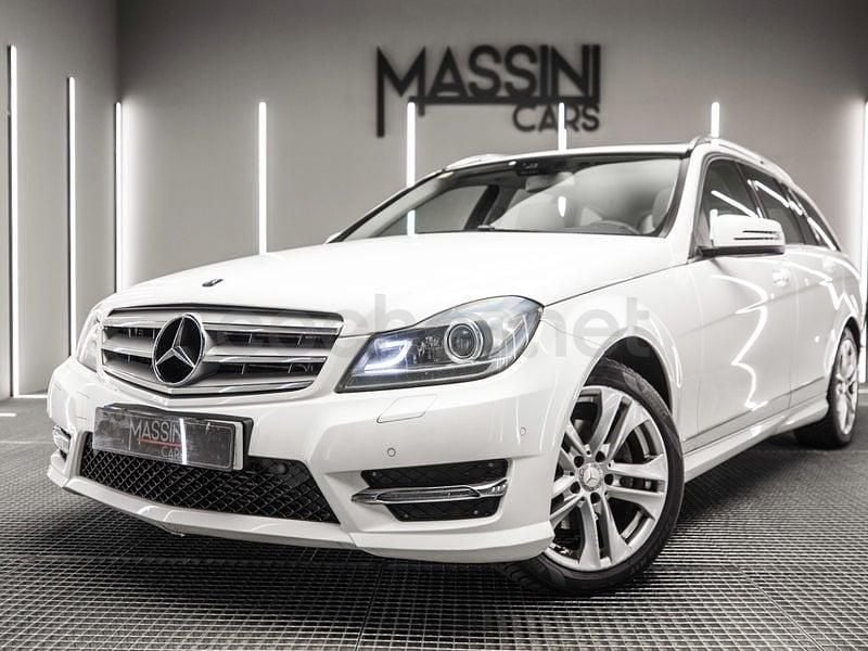 Usado Mercedes C250 Avantgarde 204 CV (150 kW) 2013 Blanco Familiar
