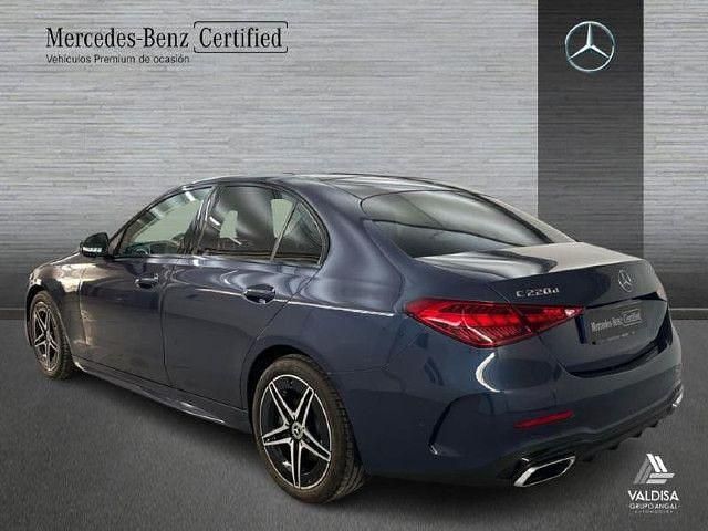 Usado Mercedes C220 AMG line 200 CV (147 kW) 2025 Azul sodalita Berlina