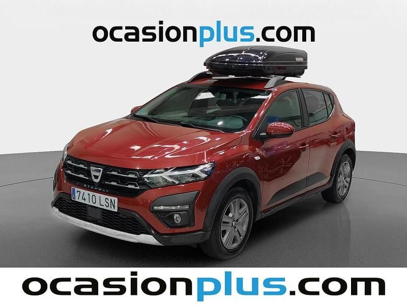 Rojo Usado 2021 Dacia Sandero Comfort Utilitario | 13.628 € (Precio justo) - Imagen 1/4