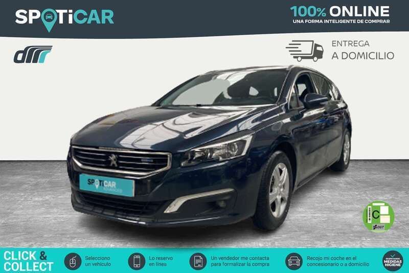 Azul Usado 2015 Peugeot 508 Active Familiar | 11.550 € (Caro) - Imagen 1/4