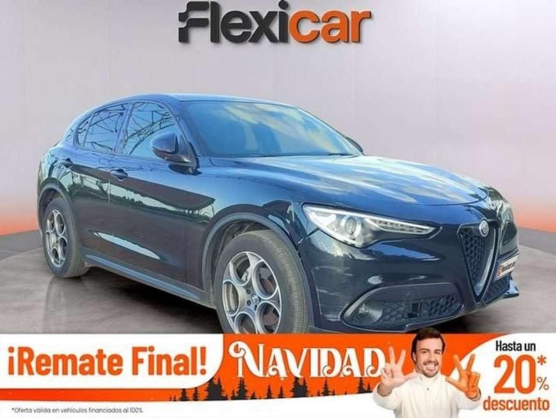 Negro Usado 2022 Alfa Romeo Stelvio Sprint SUV | 26.590 € (Precio justo) - Imagen 1/4