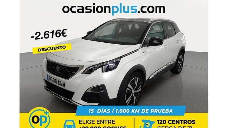 Blanco Usado 2018 Peugeot 3008 GT-line SUV | 12.864 € (Super precio) - Imagen 1/4