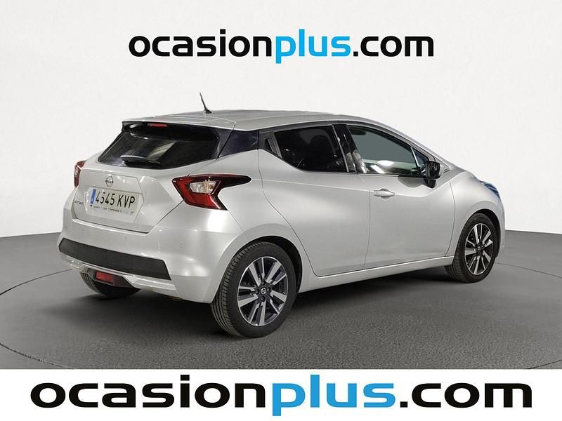 Usado Nissan Micra N-Connecta 90 CV (66 kW) 2019 Gris Utilitario