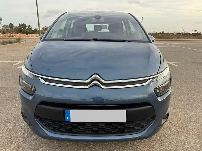 Käytetty Citroën C4 Picasso Attraction 120 HP (88 kW) 2014 Sininen Tila-auto