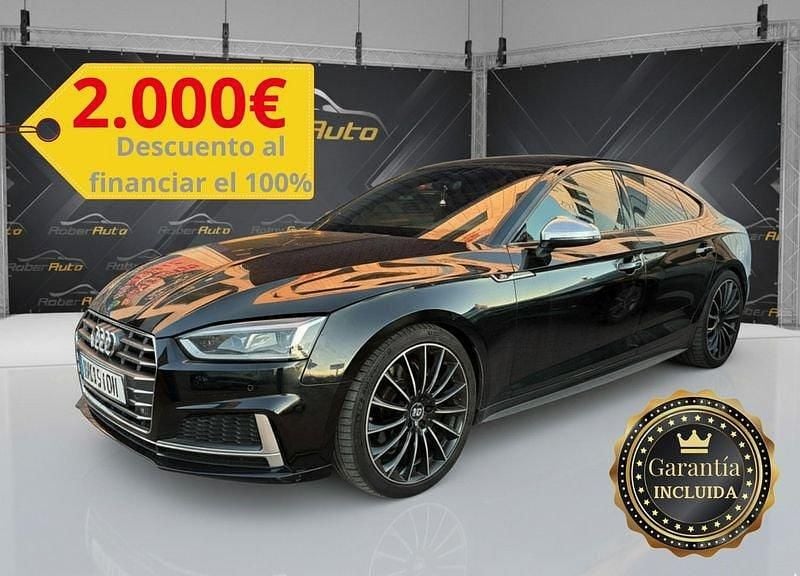 Usado Audi S5 354 CV (260 kW) 2018 Negro Coupe