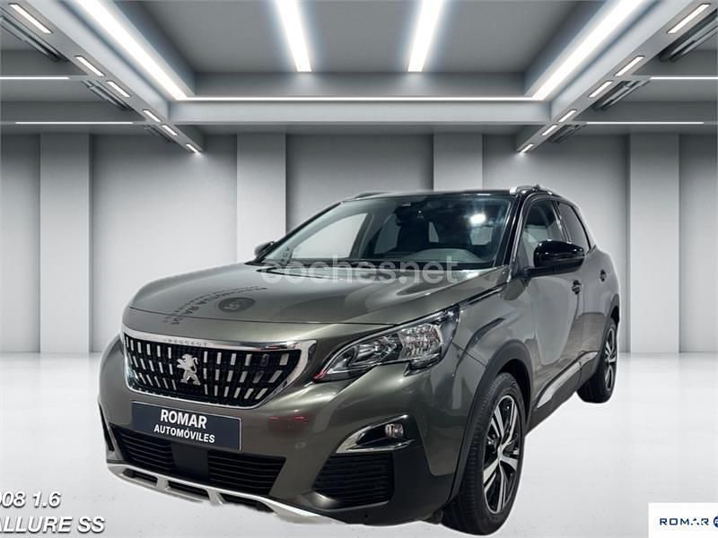 Usado Peugeot 3008 Allure 120 CV (88 kW) 2017 Verde SUV