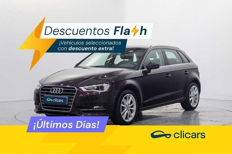 Usado Audi A3 Sportback Advanced 110 CV (80 kW) 2016 Rojo Utilitario