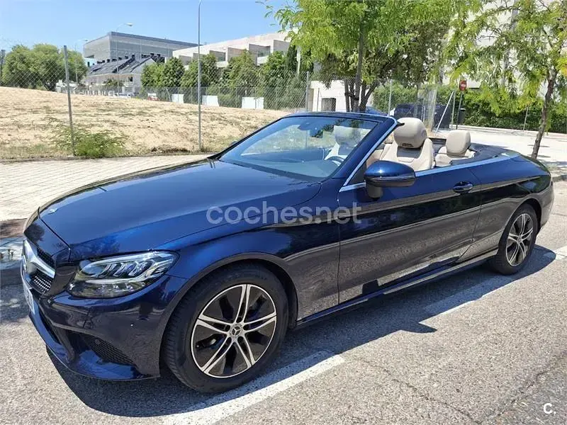 Occasion Mercedes C220 194 PK (142 kW) 2021 Blauw Cabriolet