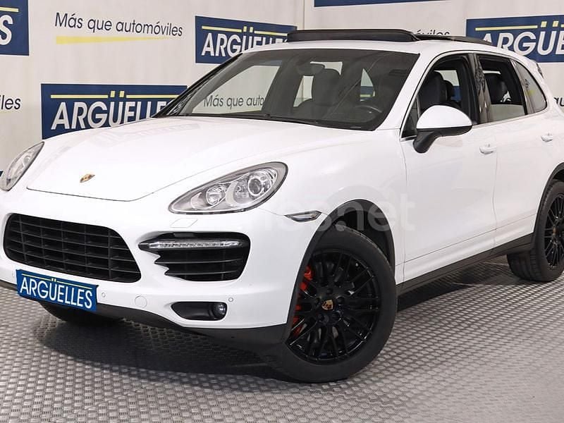 Blanco Usado 2013 Porsche Cayenne Turbo SUV | 39.990 € (Un poco caro) - Imagen 1/4