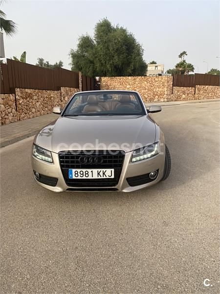 Marrón Usado 2010 Audi A5 Cabriolet Descapotable | 10.500 € (Buen precio) - Imagen 1/4