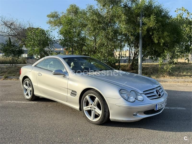 Gris / plata Usado 2003 Mercedes SL350 Descapotable | 14.850 € (Super precio) - Imagen 1/4
