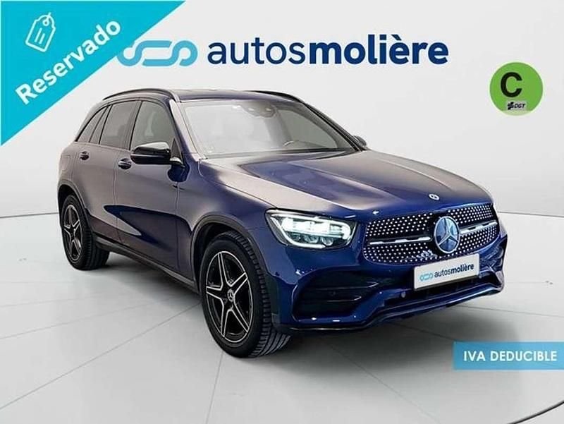 Usado Mercedes GLC220 170 CV (125 kW) 2020 Azul SUV
