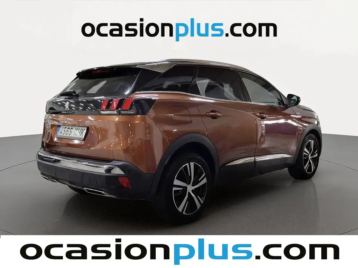 Usado Peugeot 3008 GT-line 131 CV (96 kW) 2018 Naranja SUV