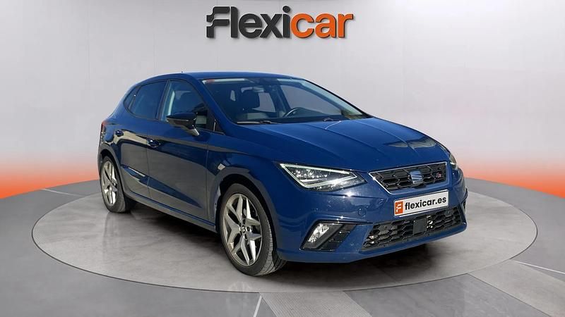 Usado Seat Ibiza FR 150 CV (110 kW) 2019 Azul Berlina