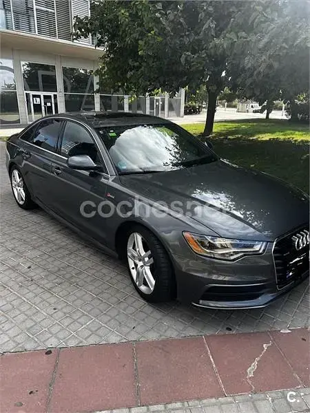 Usado Audi A6 S-Line 310 CV (228 kW) 2014 Gris / plata Berlina