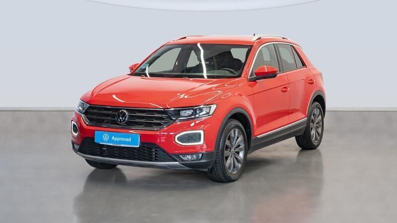 Rojo Usado 2022 VW T-Roc Sportline SUV | 24.300 € (Precio justo) - Imagen 1/4