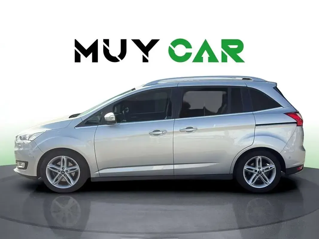 Usado Ford Grand C-Max Titanium 125 CV (91 kW) 2018 Gris Monovolumen