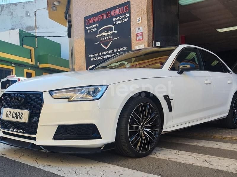 Usado Audi A4 S-Line 150 CV (110 kW) 2018 Blanco Familiar