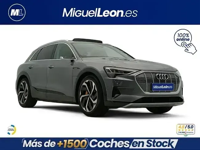 Usado Audi e-tron S-Line 300 kW (408 CV) 2021 Gris SUV