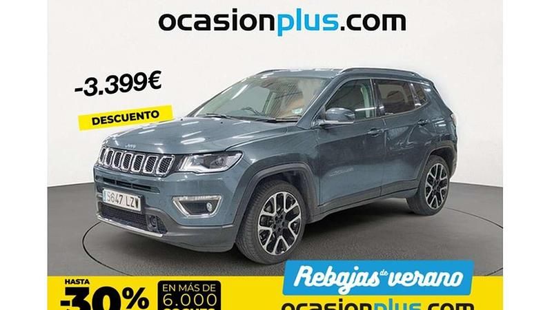 Azul Usado 2021 Jeep Compass Limited SUV | 17.091 € (Buen precio) - Imagen 1/4